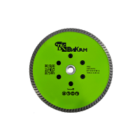 Отр. диск "ВиКам зеленый" по граниту с фл. М14 D180