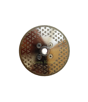 Отр. диск "ВК" по мрамору зачистной 1-сторона с фл. М14 D115													