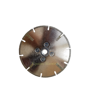 Отр. диск "ВК" гальваника по мрамору с фл. М14 D125