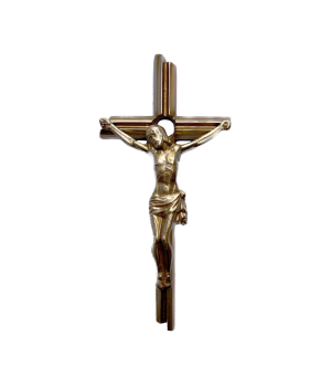 Крест-Распятие православное латунное Н15
