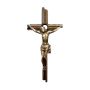 Крест-Распятие православное латунное Н15