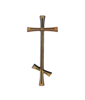 Крест православный латунный Н29