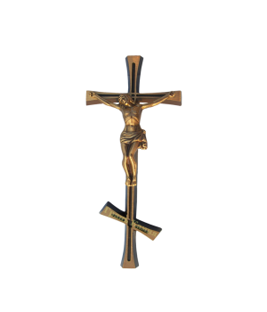 Крест-Распятие православное латунное Н20