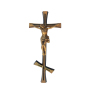 Крест-Распятие православное латунное Н20