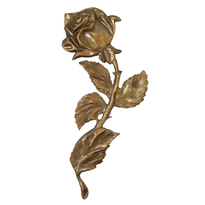 Роза латунная Н32 правая