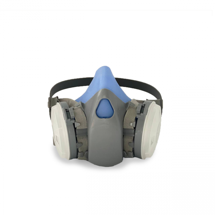 Силиконовый респиратор-маска ( 2 банки ) пылевой